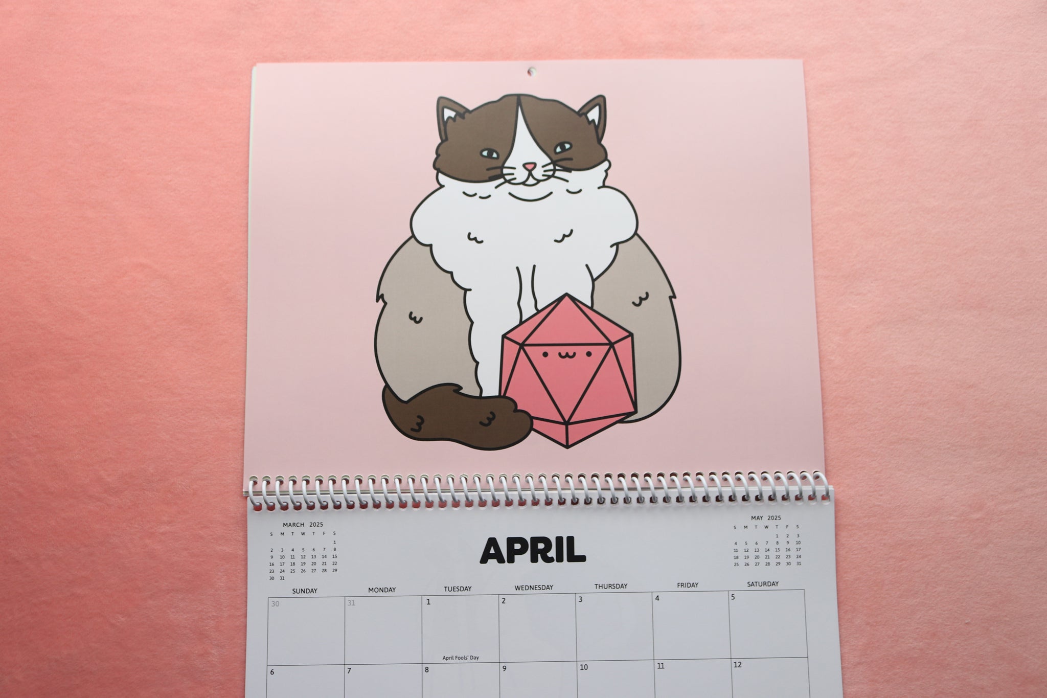 2025 Cats and Dice Calendar