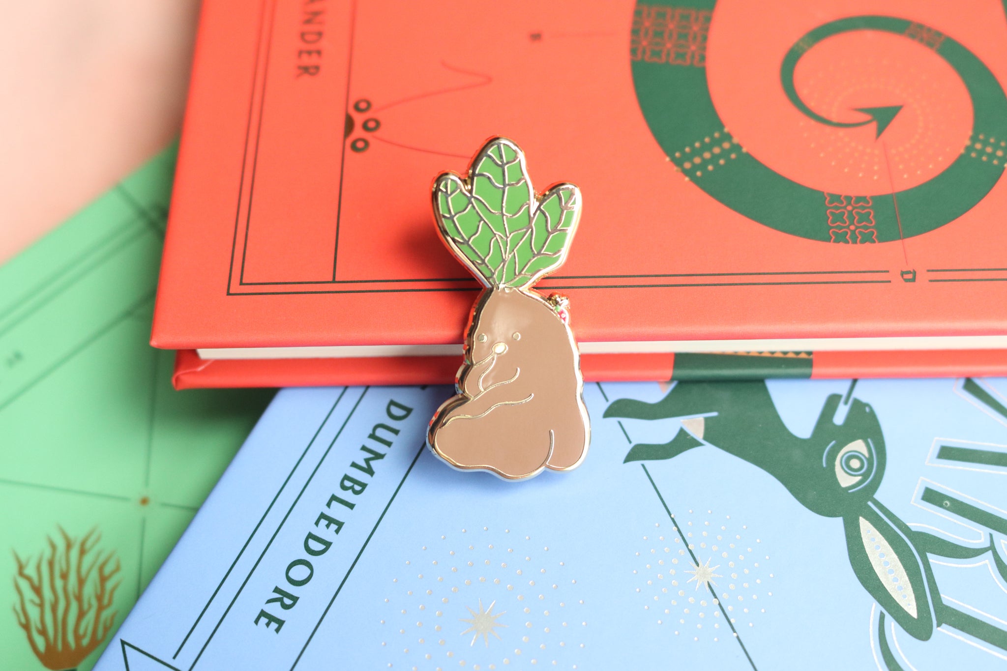 Mandrake Enamel Pin