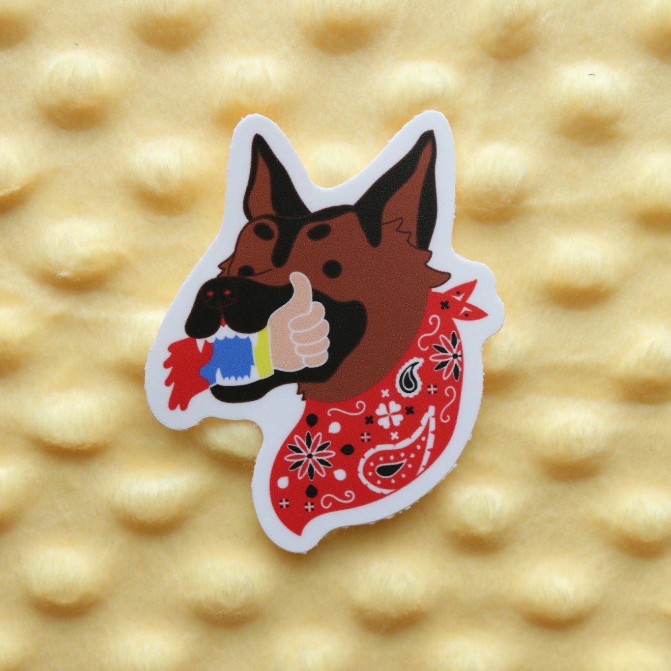 Okey Dokey Dog Sticker