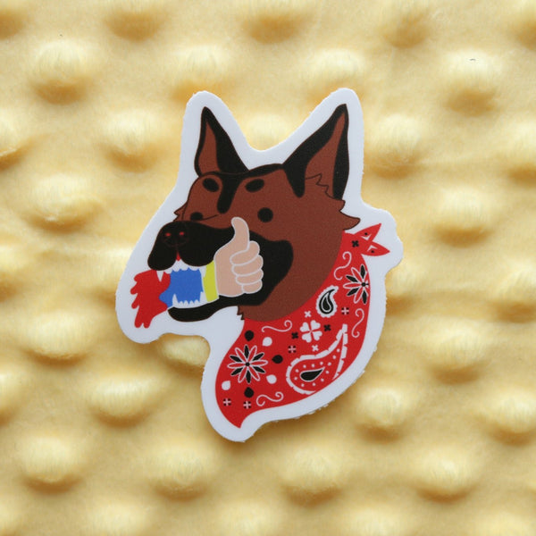 Okey Dokey Dog Sticker