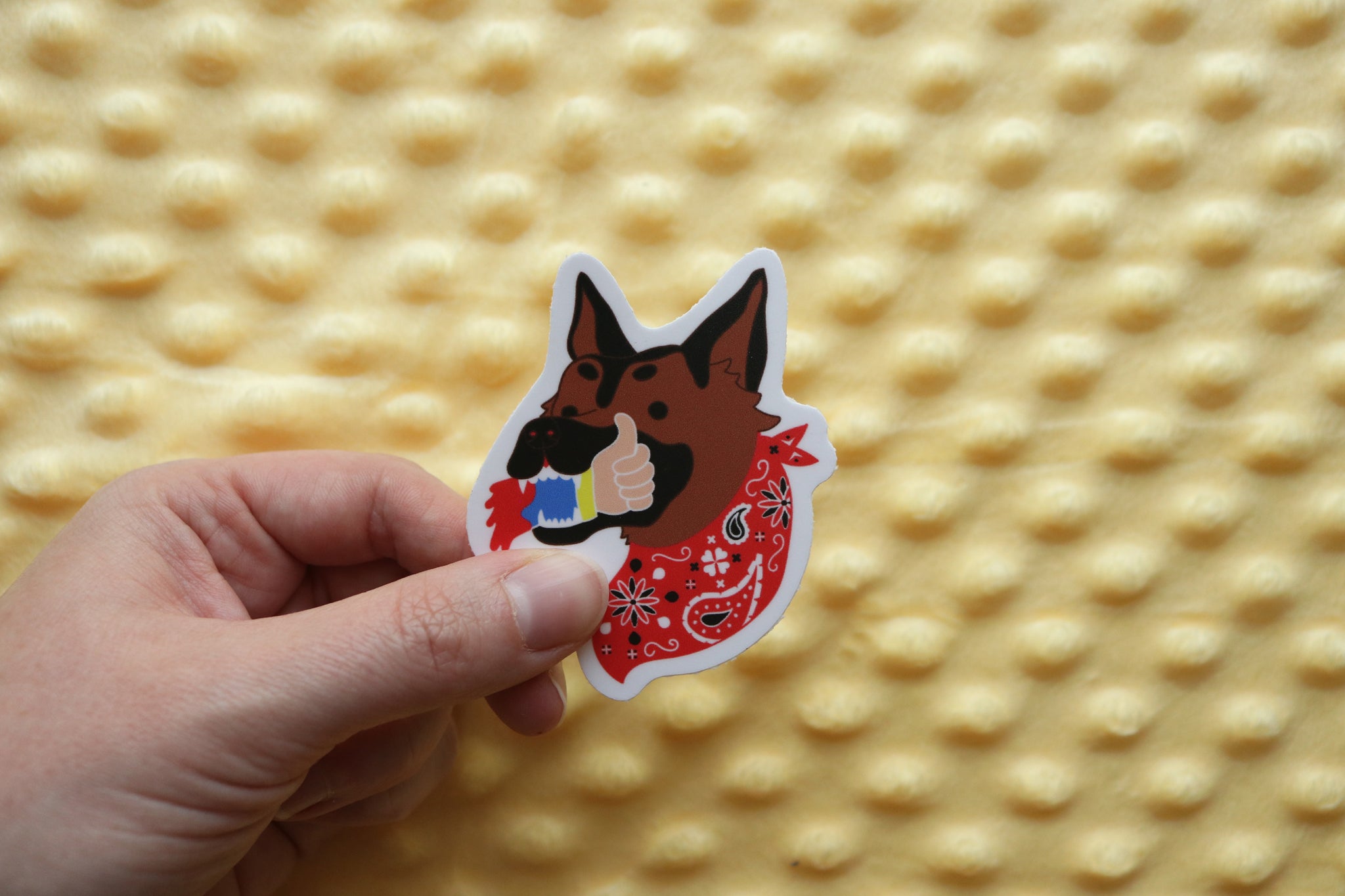 Okey Dokey Dog Sticker