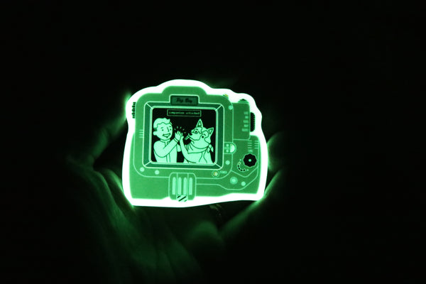 Pip (Good) Boy Glow in the Dark Sticker