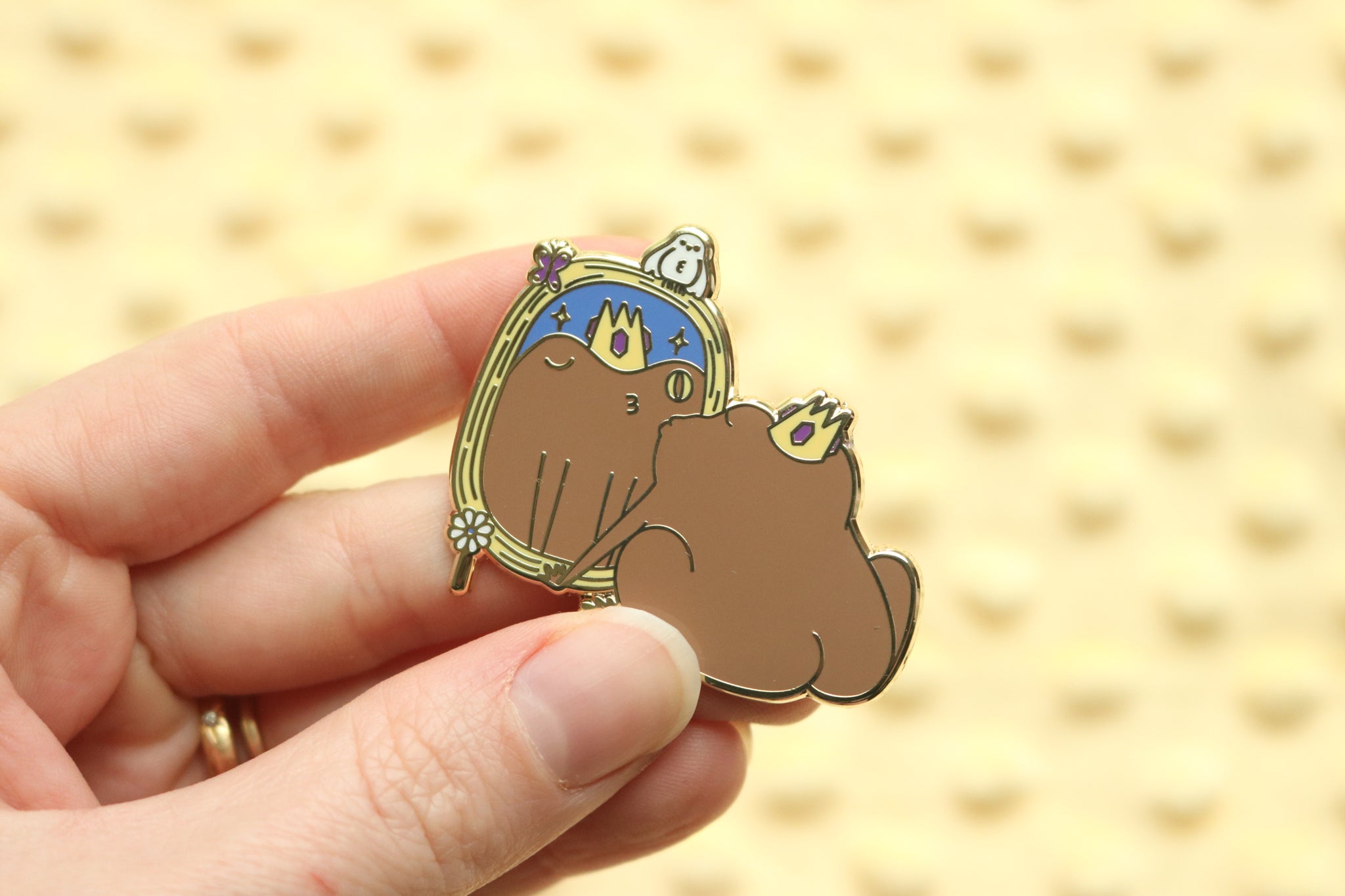 Self-love Frog Prince Enamel Pin