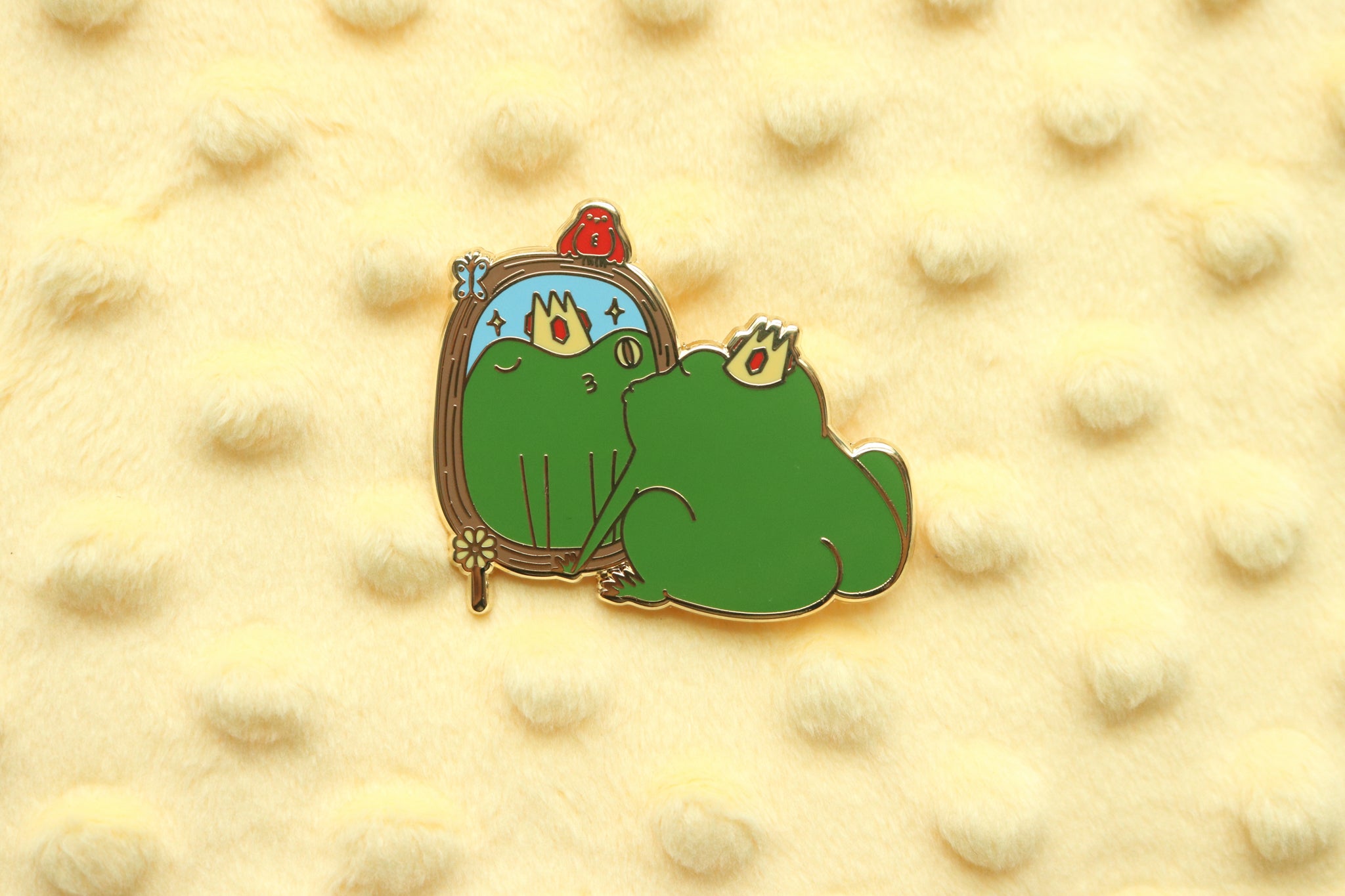 Self-love Frog Prince Enamel Pin