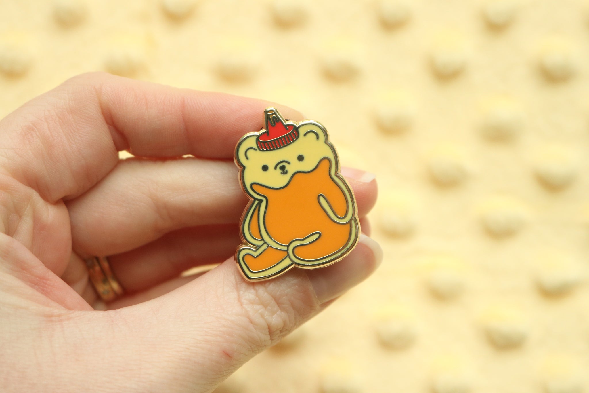 Honey Bear Enamel Pin