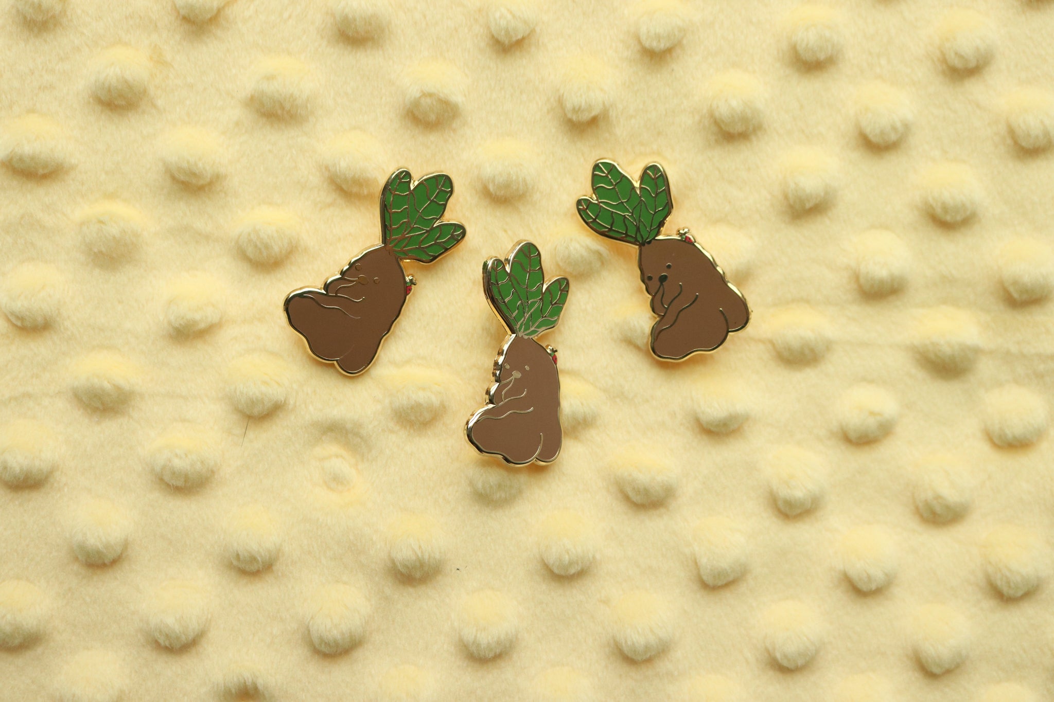 Mandrake Enamel Pin