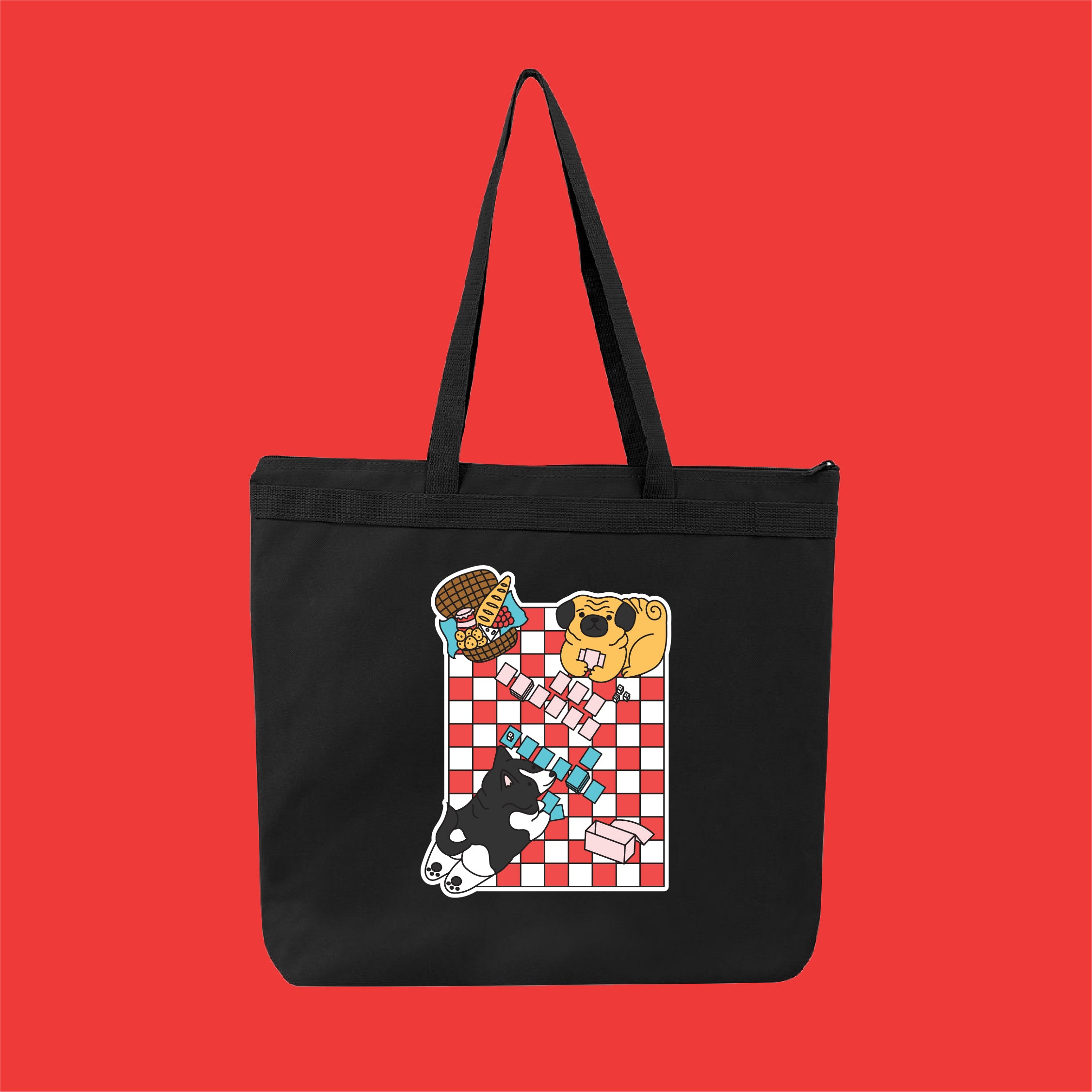 Day and Night Food Tote Bag