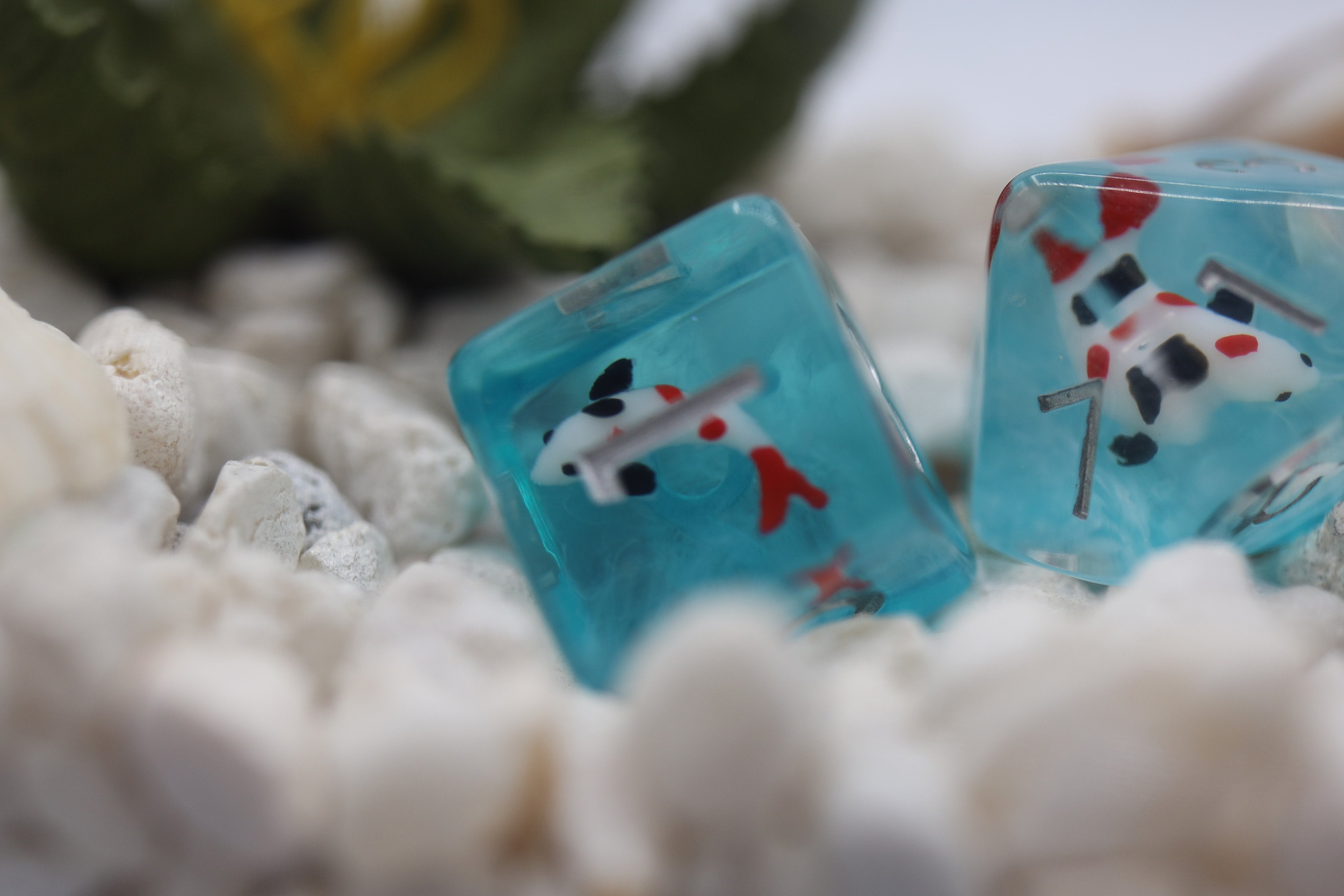 Water Garden Koi Fish RPG Dice Set