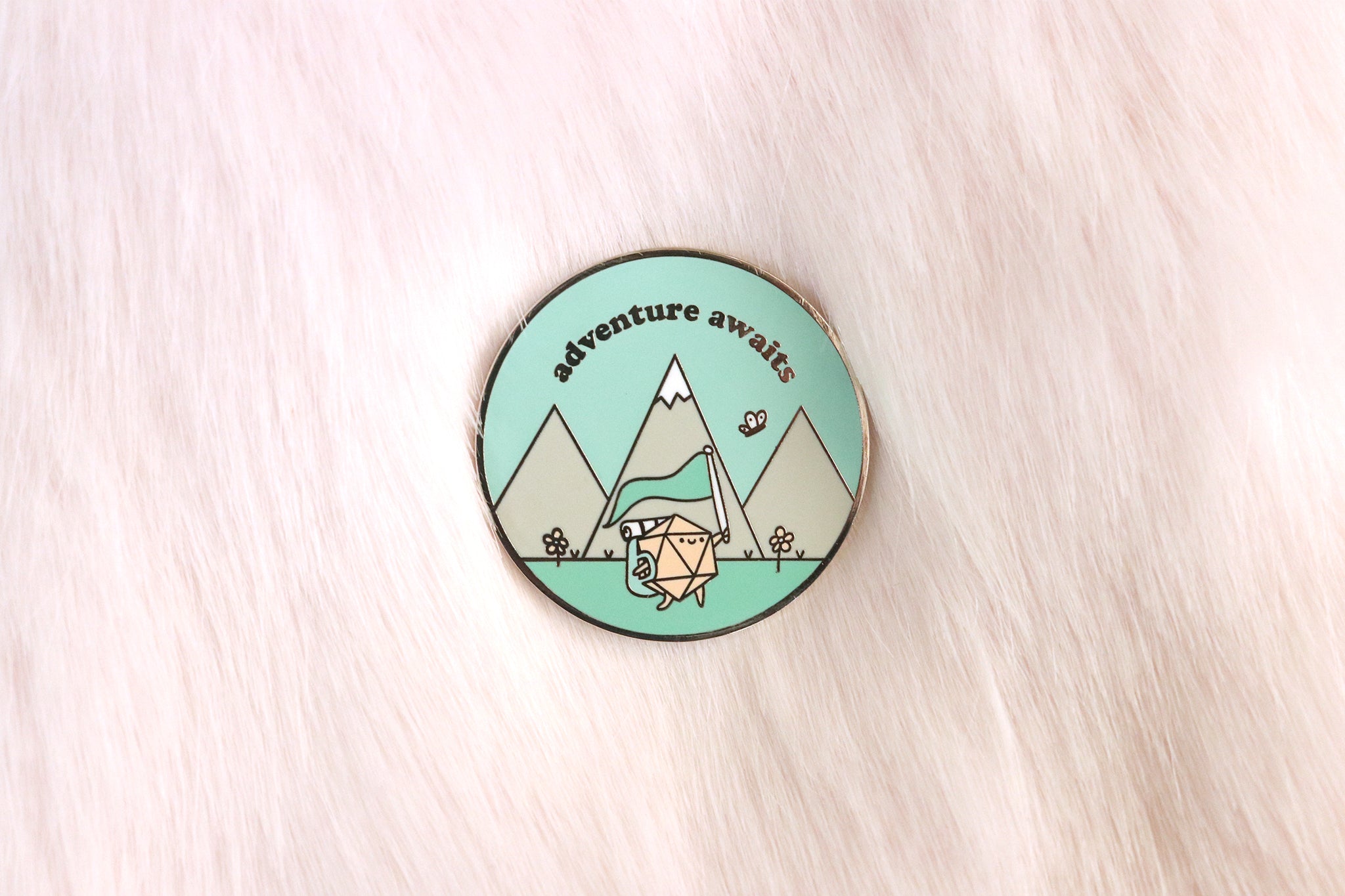 Adventure Awaits Hard Enamel Pin