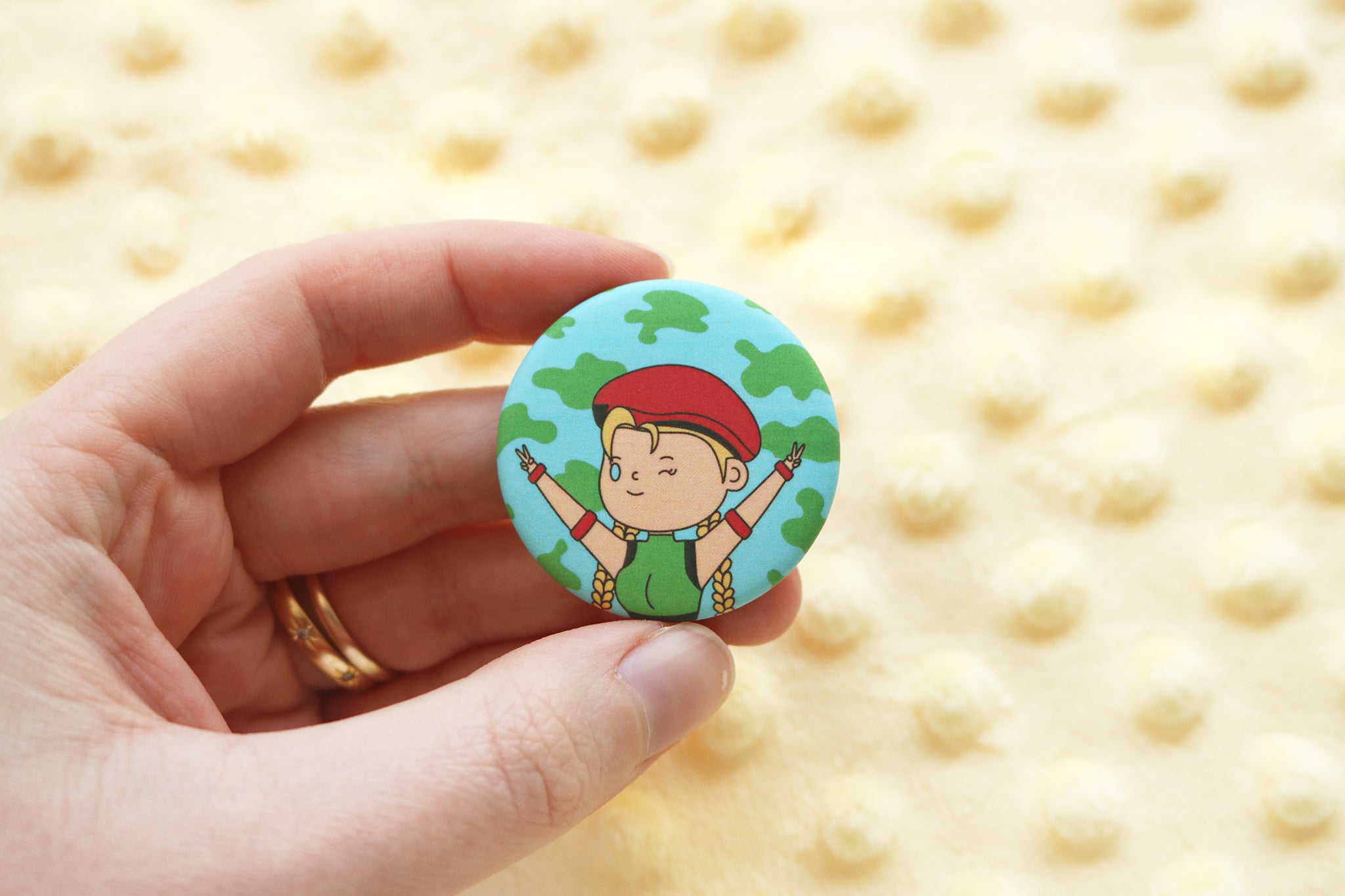 Street Fighter Girls Buttons