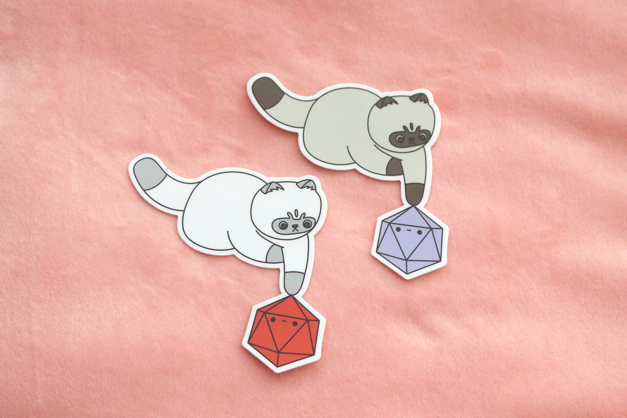 Himalayan D20 Dice Buddy Sticker