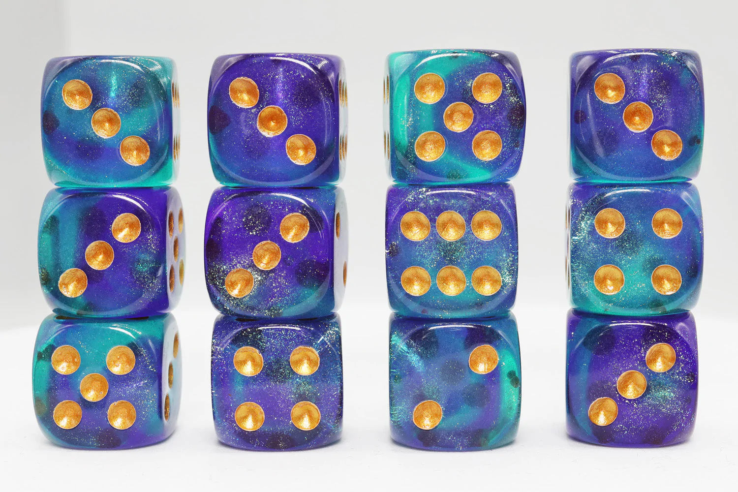 Hocus Pocus Glitter 12 Piece D6 Dice