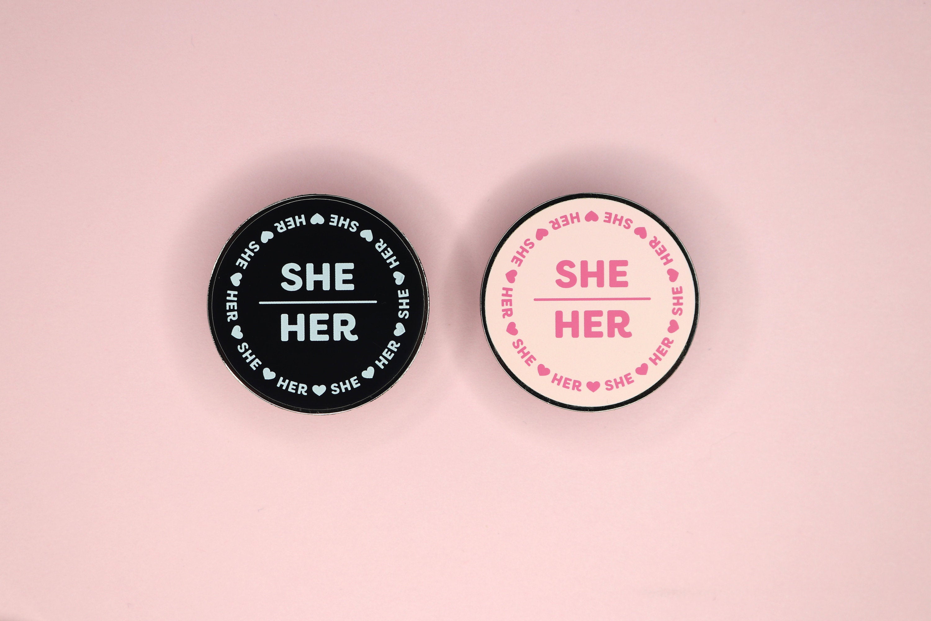 Kawaii Gender Spectrum Pronoun Hard Enamel Pins