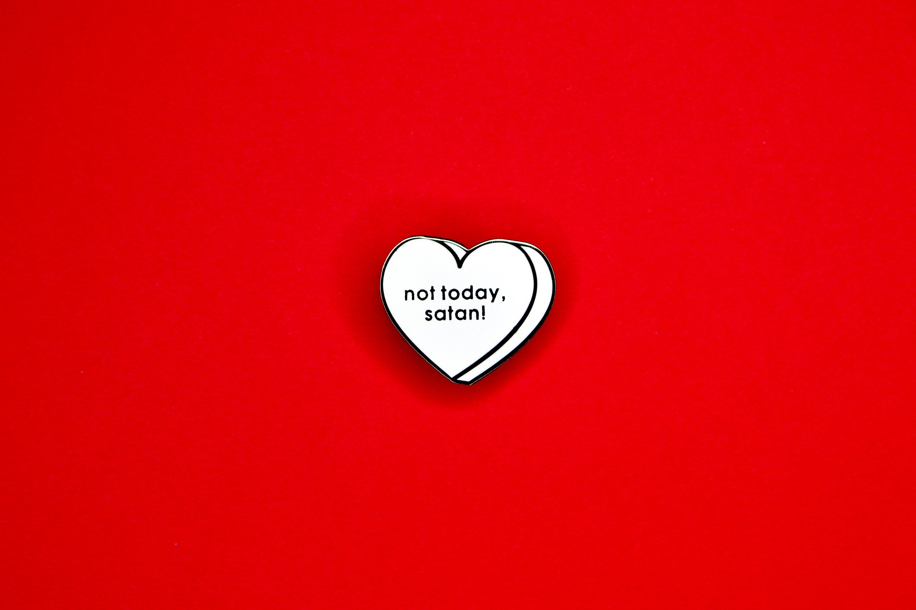 Not Today, Satan! Sabrina Enamel Pin