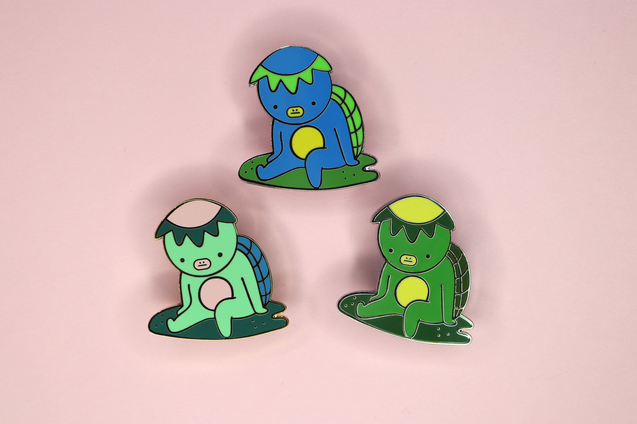 Three Kappa Enamel Pins