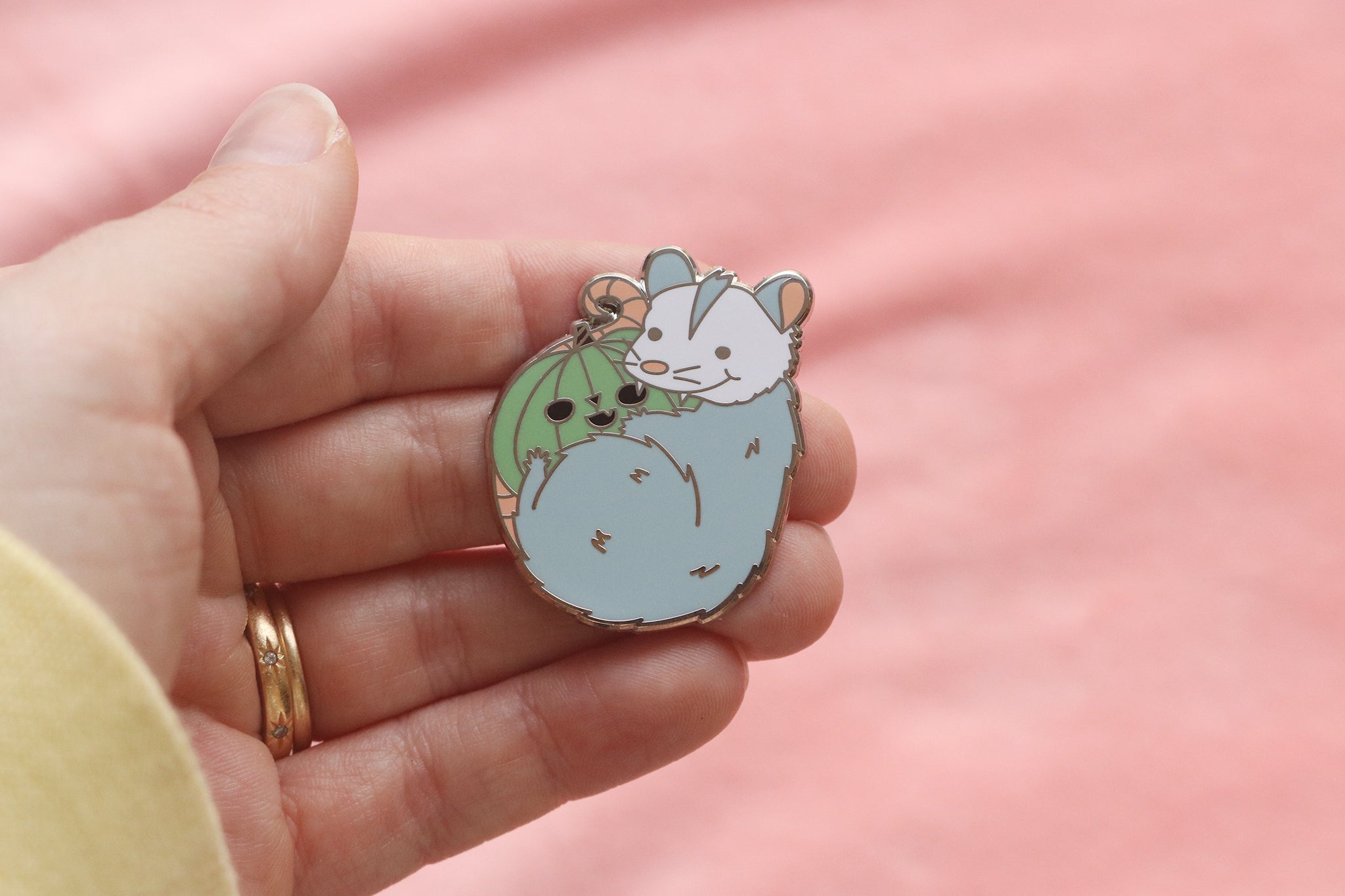 Jack-O-Possum Hard Enamel Pin