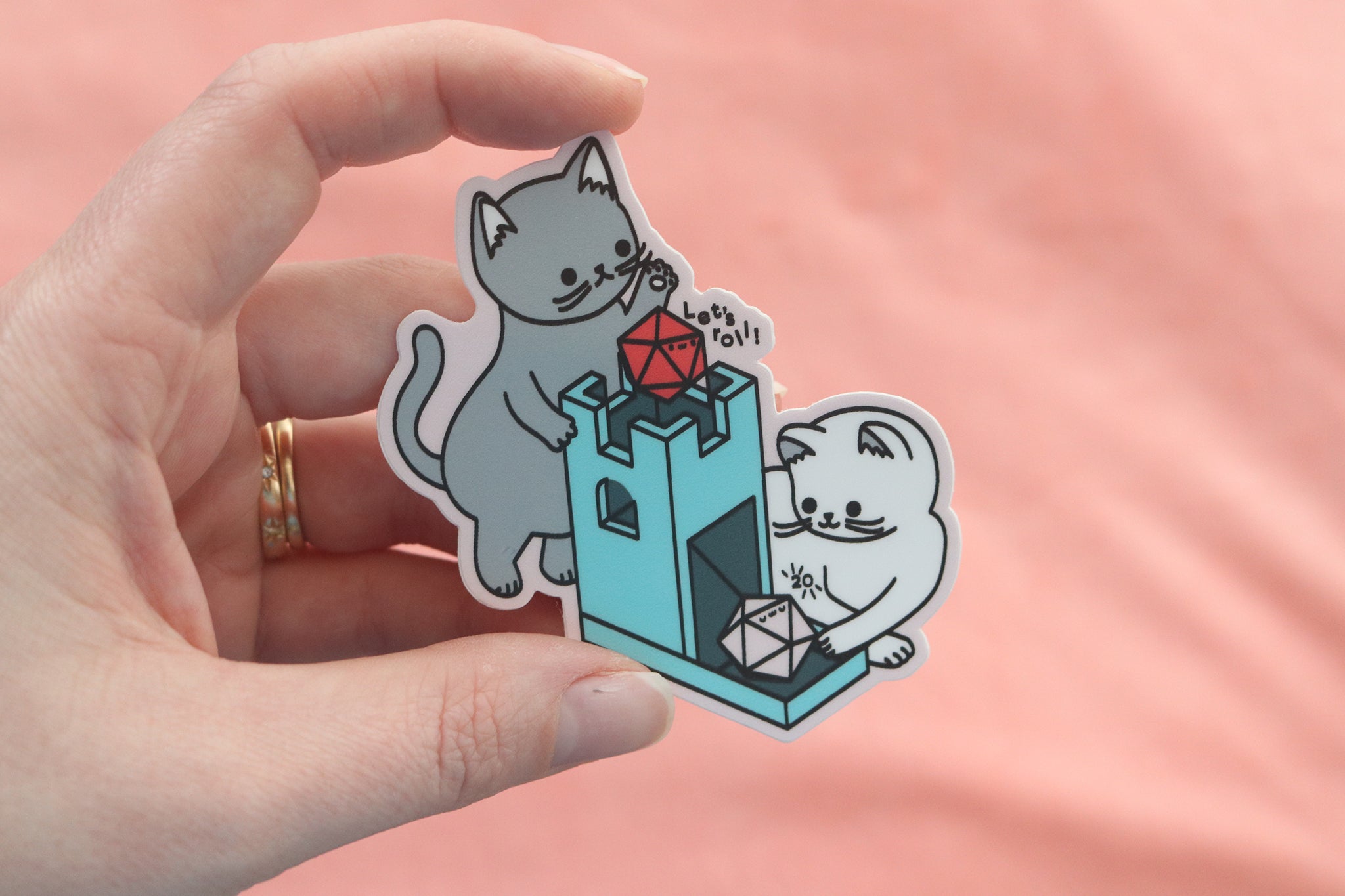 Cat Tower Sticker