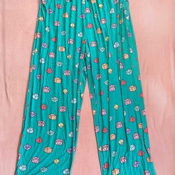 Tiny Dice Pajama Pants by Dbl Feature