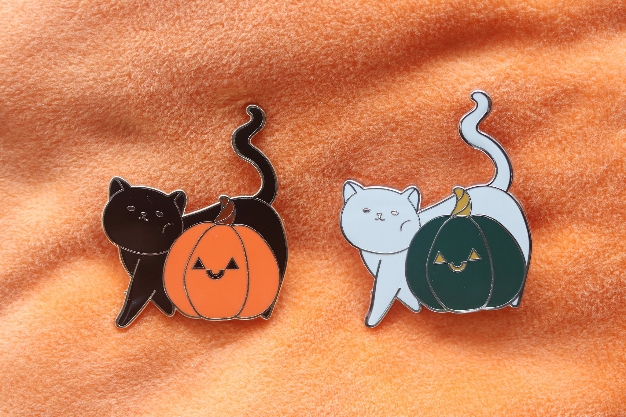 Pumpkin Patch Cat Hard Enamel Pin