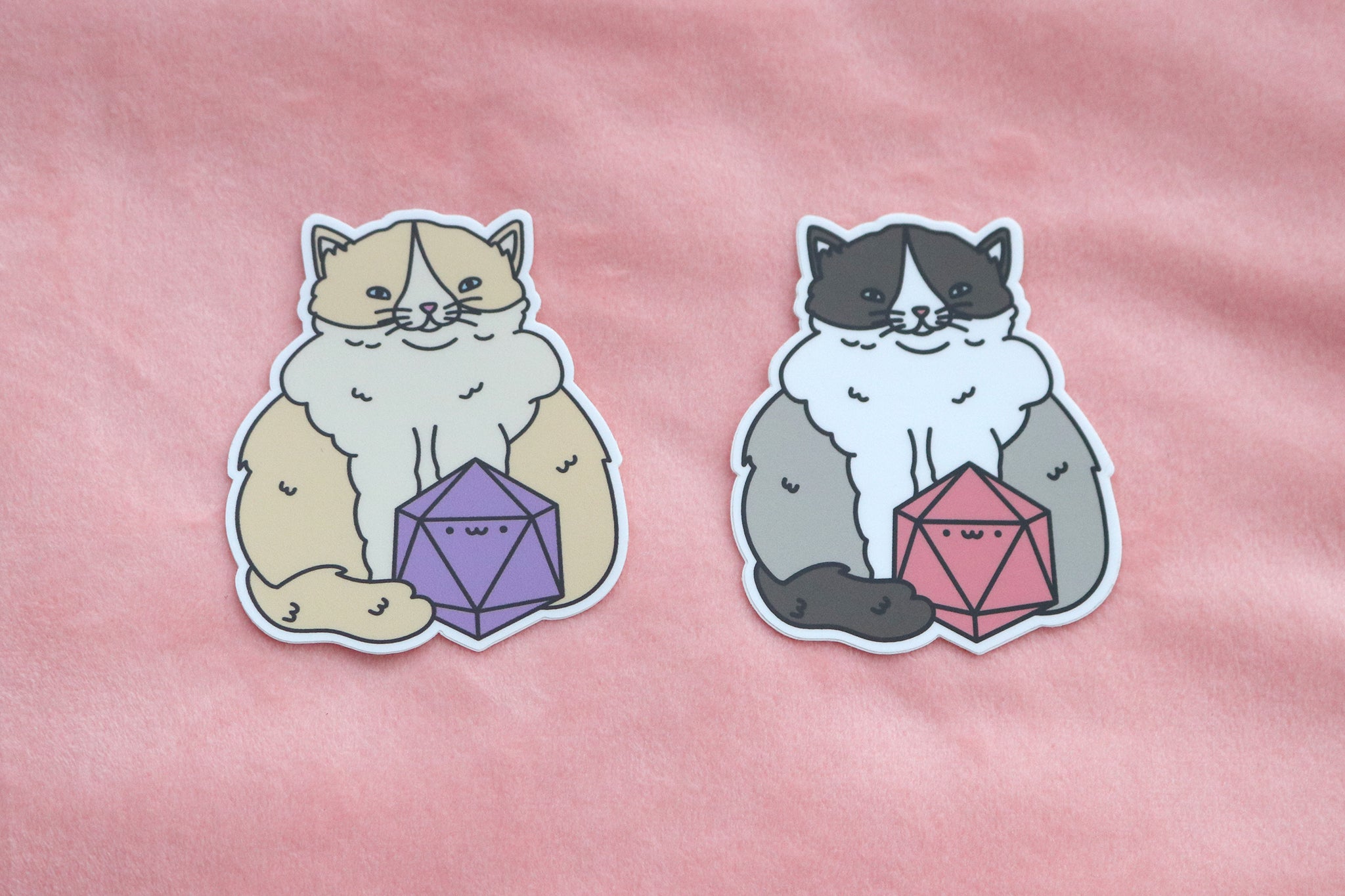 Ragdoll D20 Dice Buddy Sticker