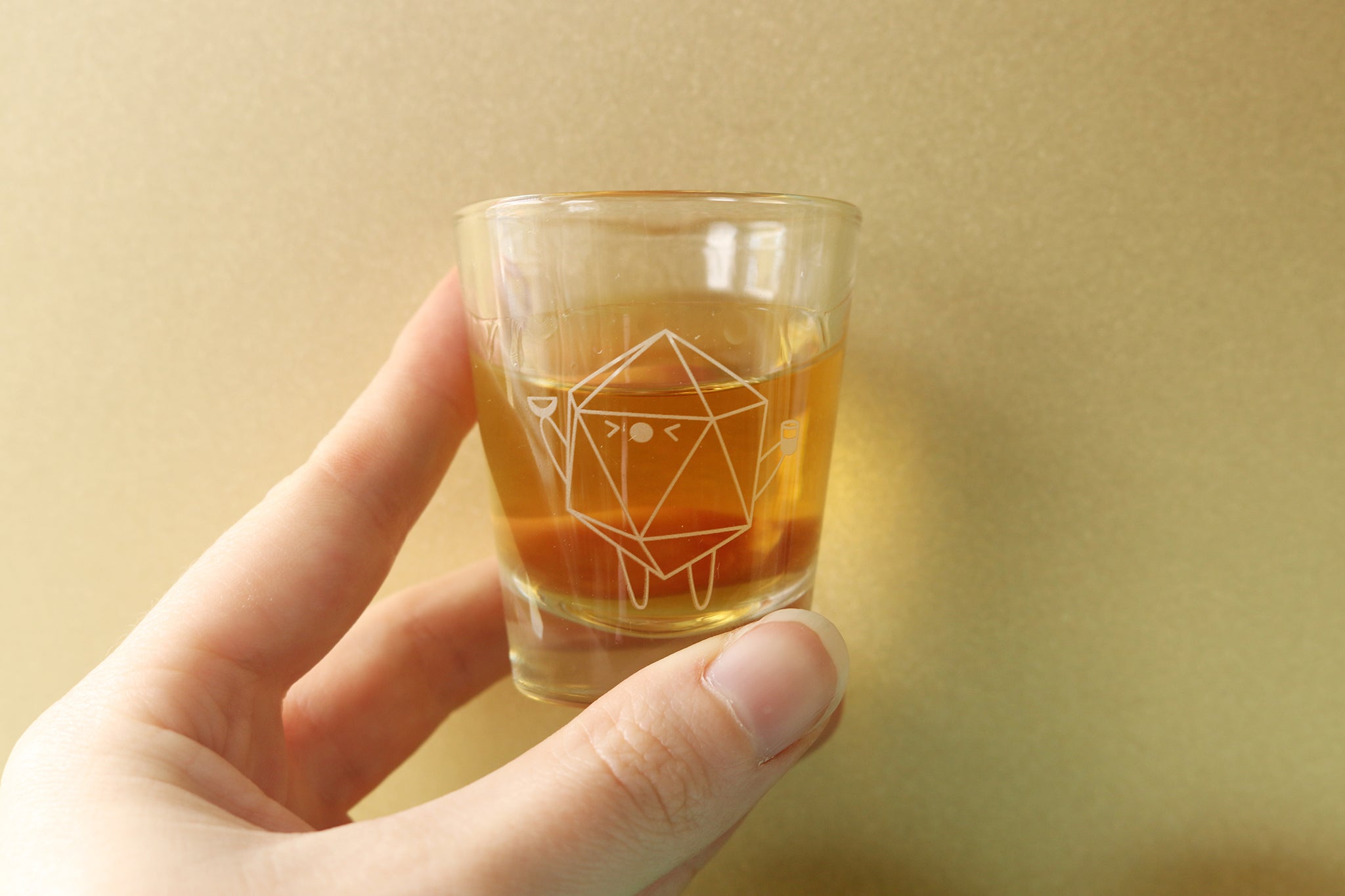 Tequila and Lime D20 Shot Glass