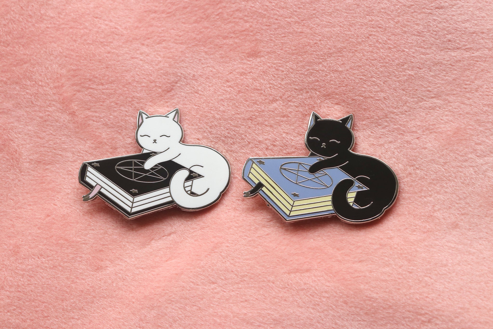 Spell Book Kitty Hard Enamel Pin