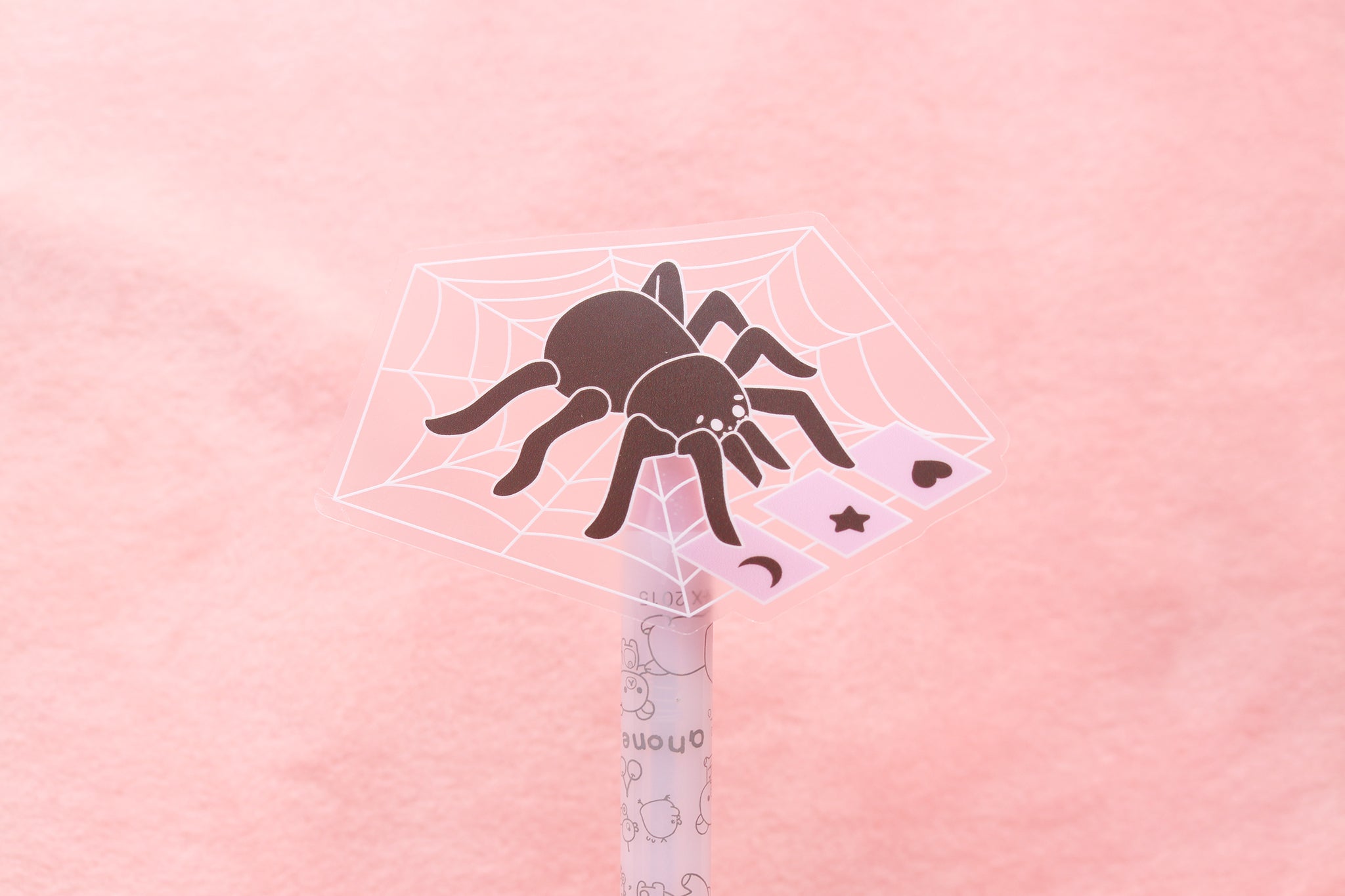 Tarot Tarantula Clear Sticker