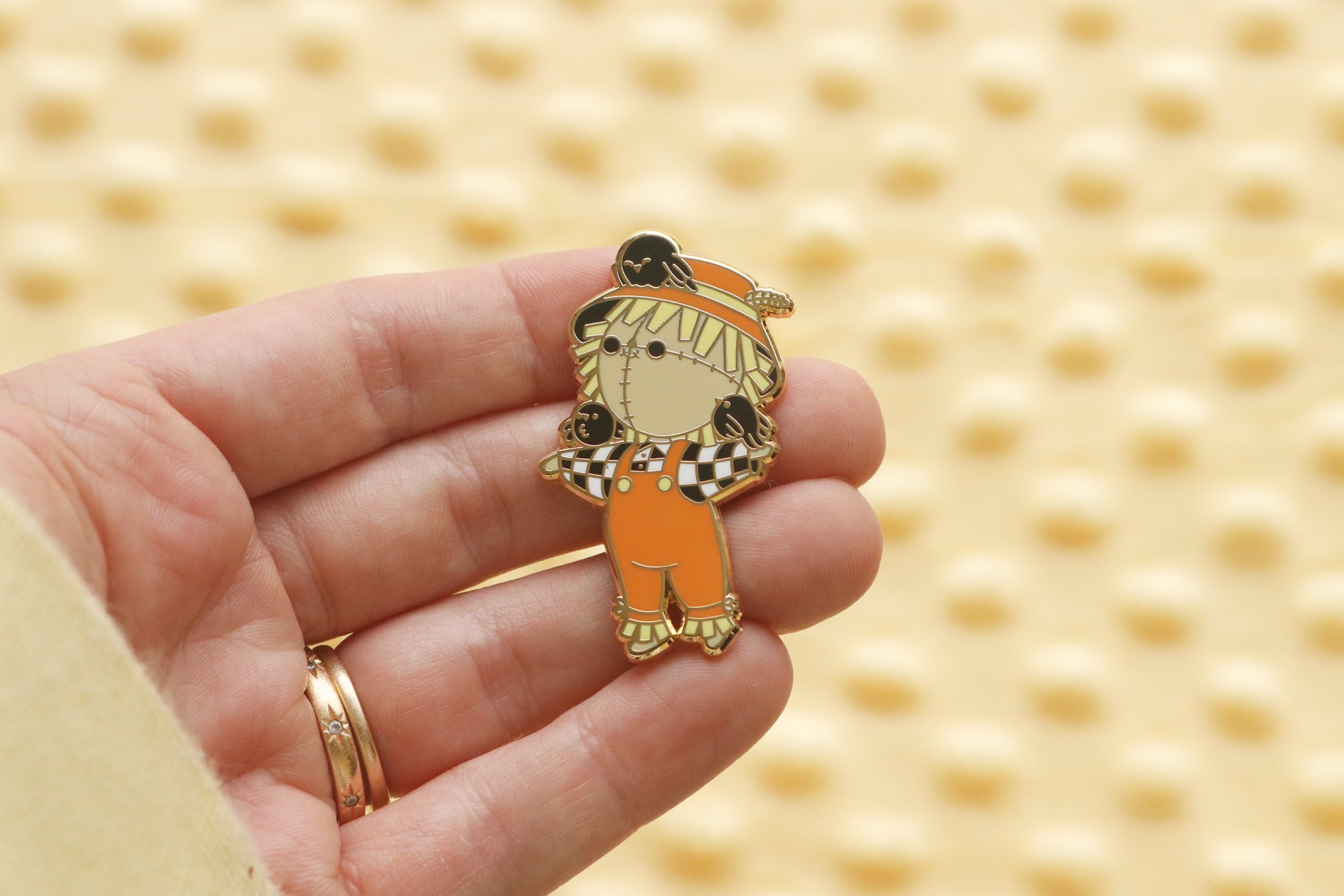 Scarecrow Hard Enamel Pin