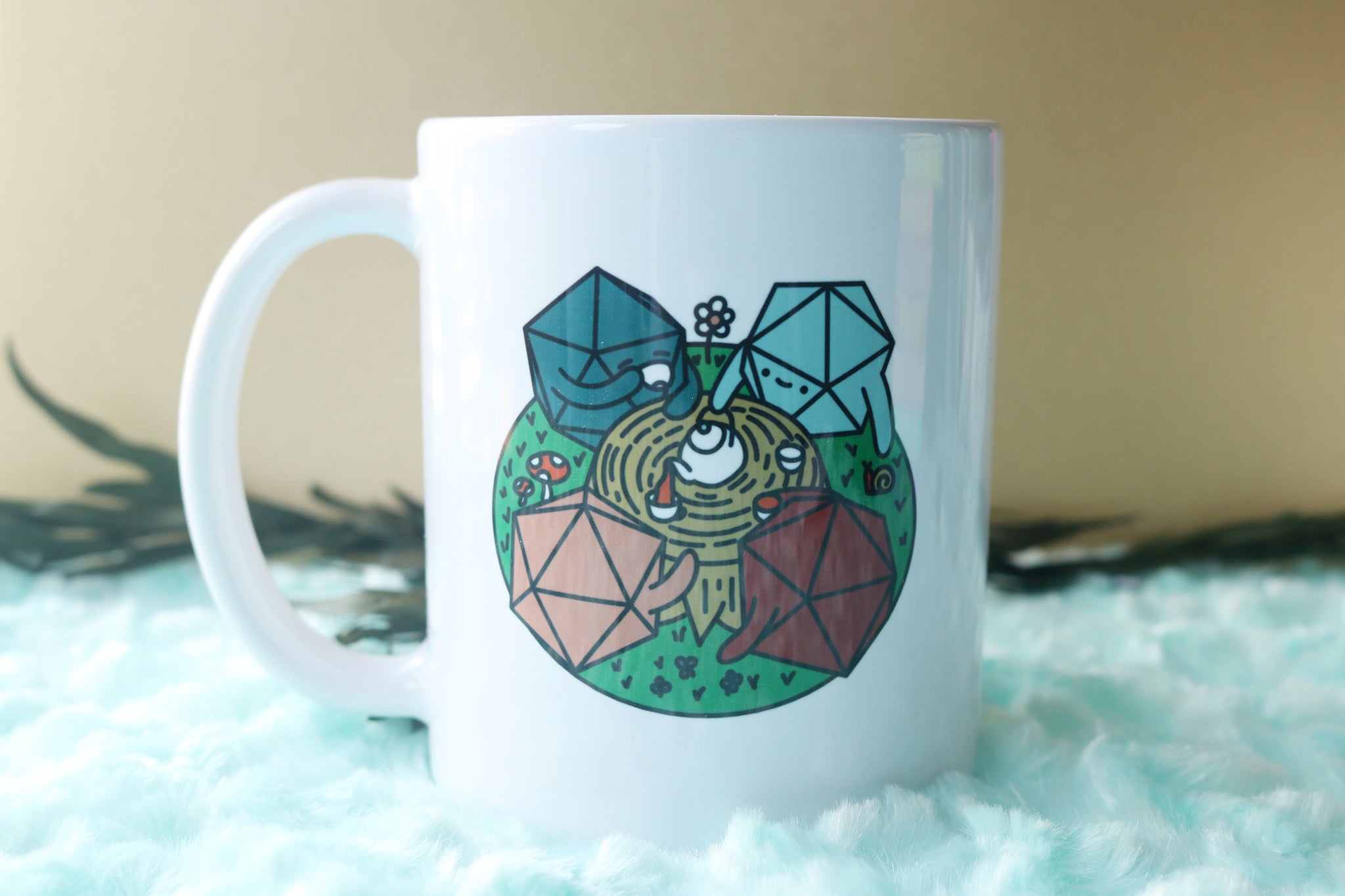 D20 Tea Party Ceramic Mug